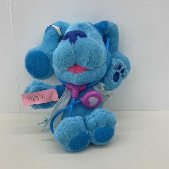Blue's Clues Dog Character Doctor Themed Interactive Talking Toy WORKS Plush - Picture 1 of 4